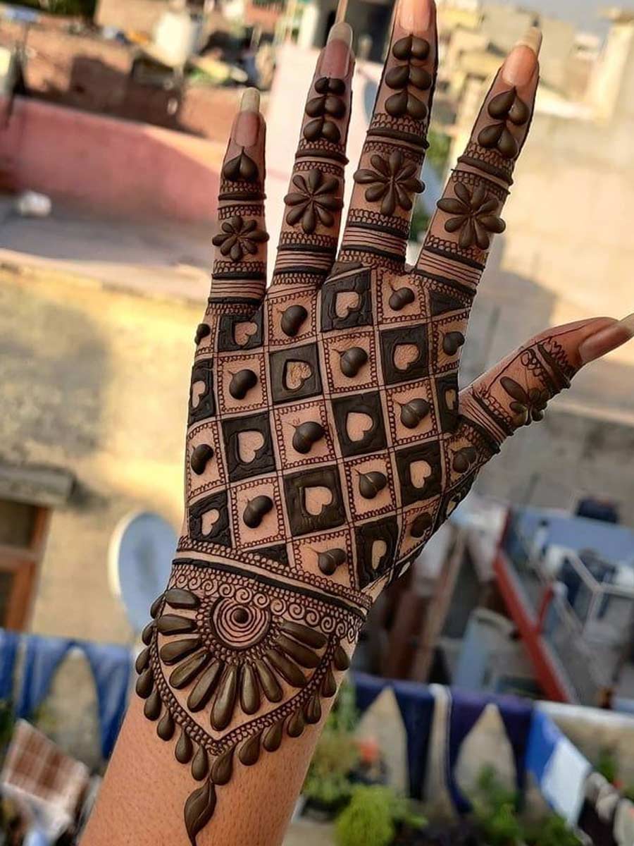 Jaal Mehndi Design