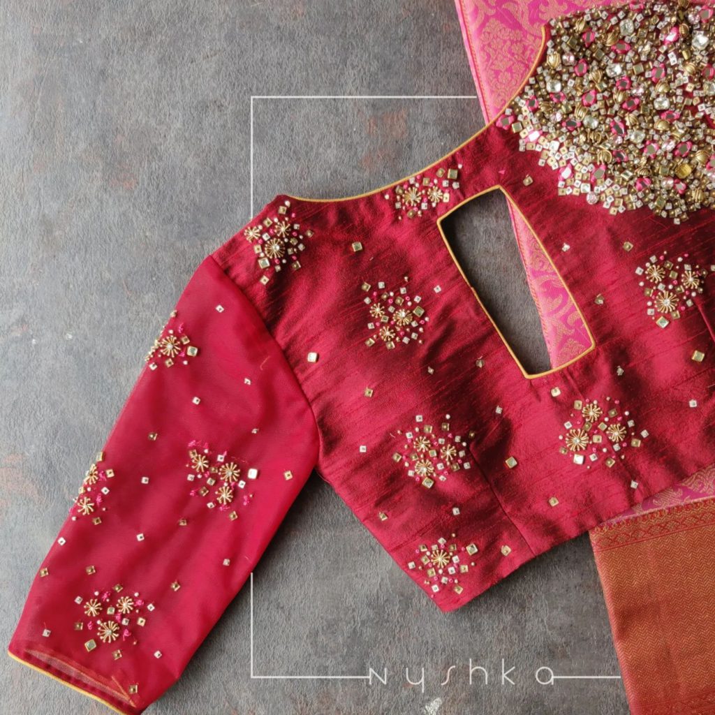 Maggam Mirror-Work Blouse