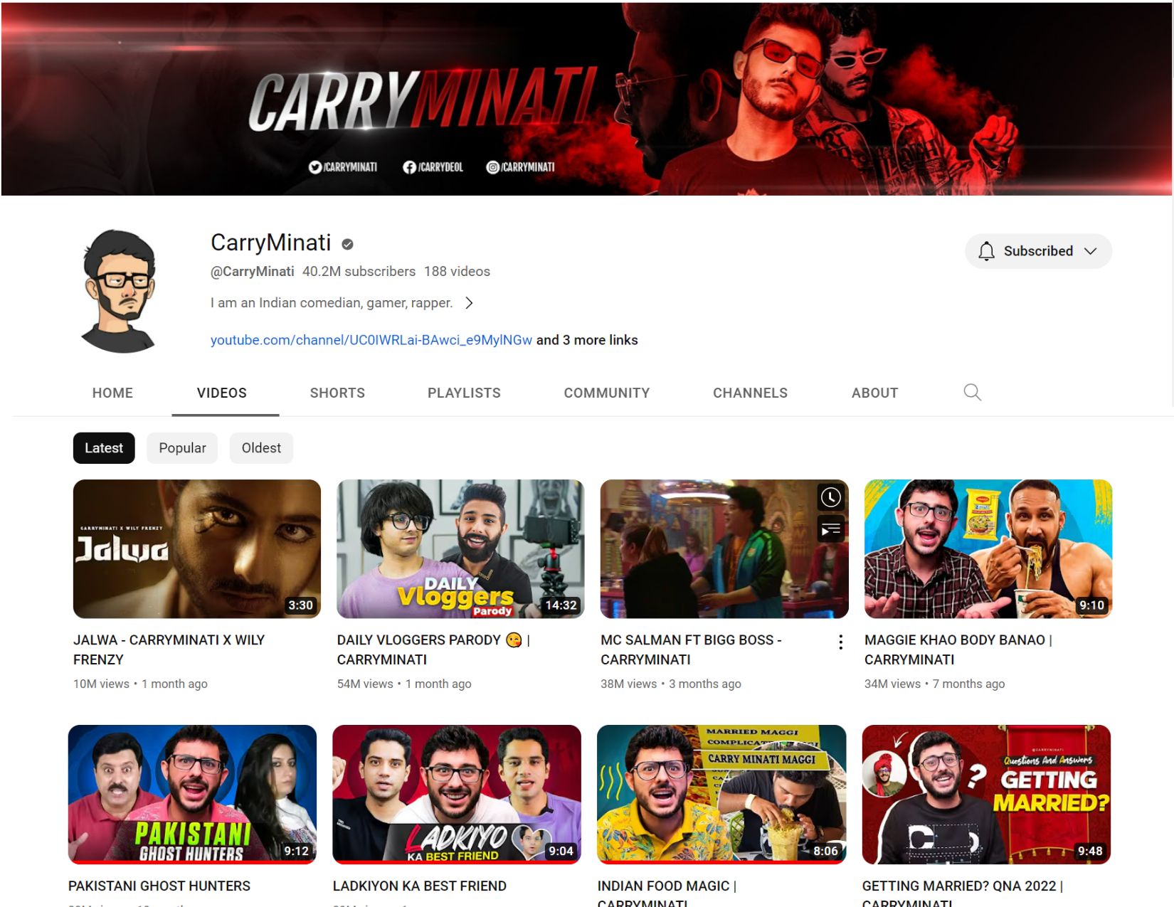 carry minati youtube
