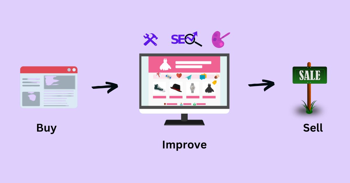 Website flipping Process