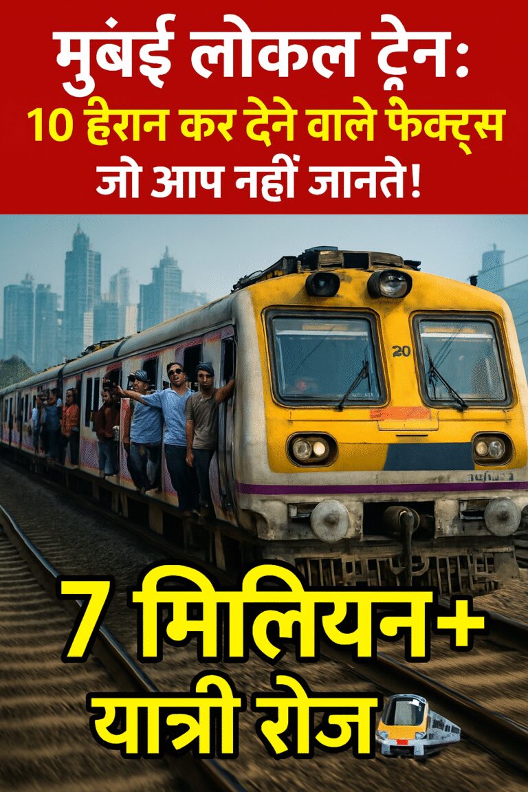 मुंबई लोकल ट्रेन: मुंबई की लाइफलाइन के अनसुने तथ्य और इतिहास